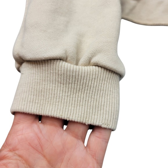 We The Free Backyard Hoodie Womens‎ Small Ecru Bandana Accent Free People - Picture 15 of 16